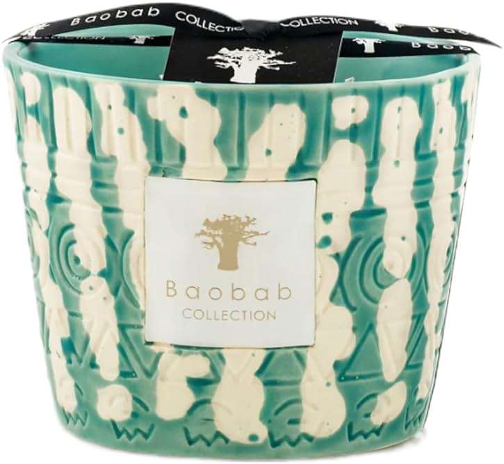Baobab Collection Scented Candle Ancient The Utopia | Hand-Crafted Ceramics | Peppermint, Geranium, Driftwood (MAX 10), White - Image 1