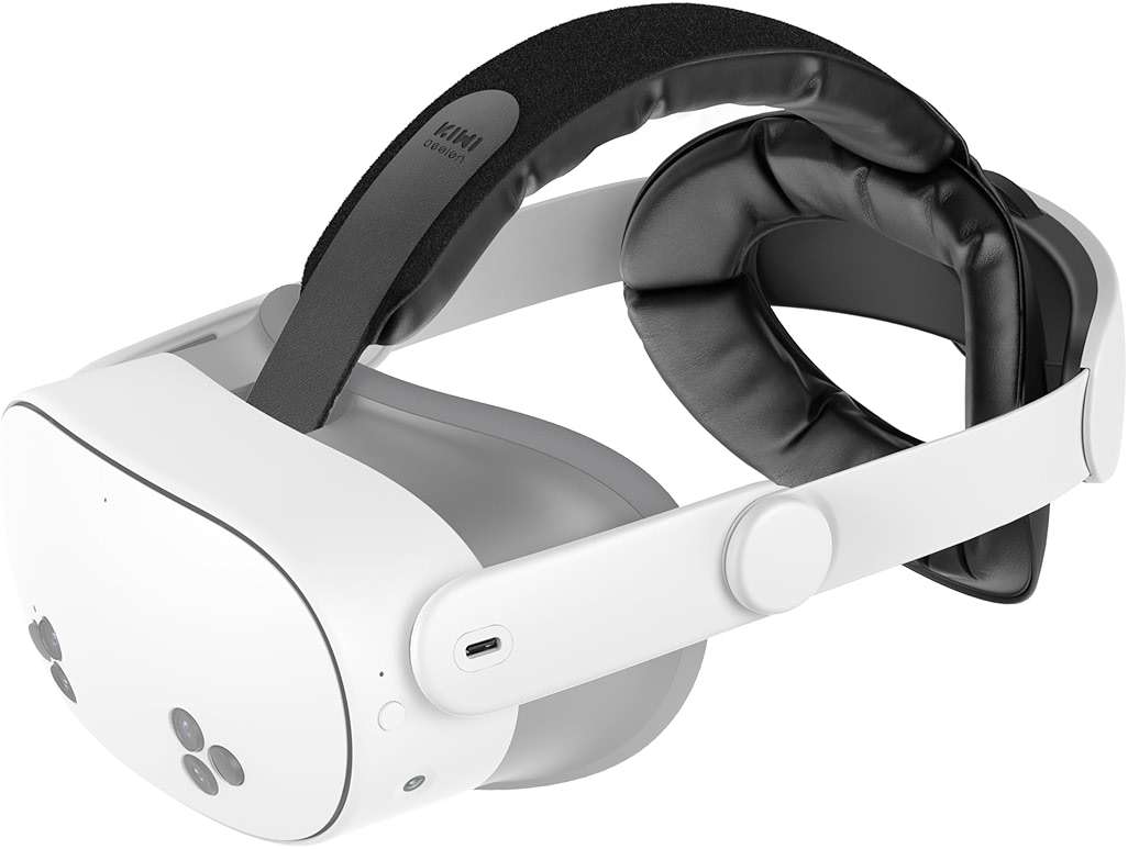 KIWI design K4 Head Strap, VR Headset Accessories for Meta Oculus Quest 3/3S, Non-Battery & Enhanced Support & Adjustable & Comfort Strap Gift for Kids and Adults - Image 1
