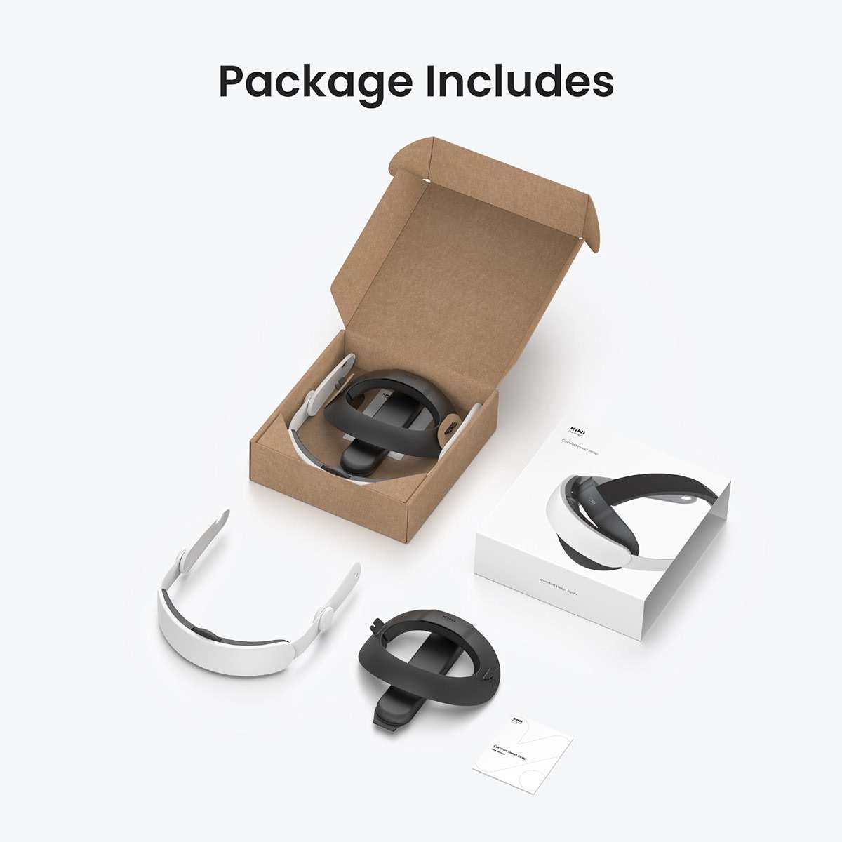 KIWI design K4 Head Strap, VR Headset Accessories for Meta Oculus Quest 3/3S, Non-Battery & Enhanced Support & Adjustable & Comfort Strap Gift for Kids and Adults - Image 8