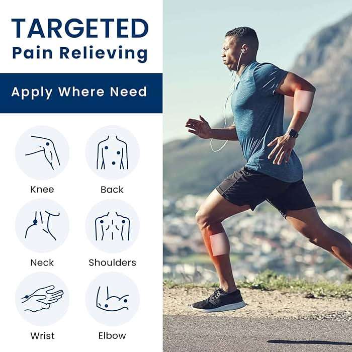 Sumifun 4% Lidocaine Patches Plus 1% Menthol - 15 Counts Maximum Strength OTC Pain Relief Patches for Back Ache Stiff Neck Joint Pain Muscle Soreness Topical Analgesic - Image 3