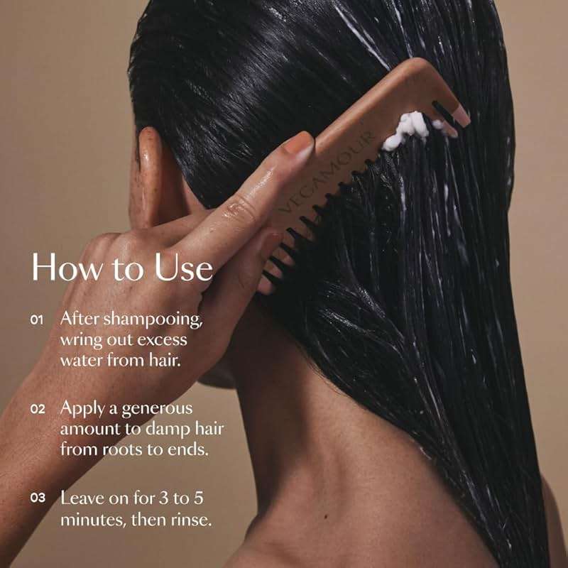 Vegamour HYDR-8 Essentials Kit Includes HYDR-8 Hydrate and Repair Shampoo & Conditioner and HYDR-8 Deep Moisture Repair Mask - Image 4