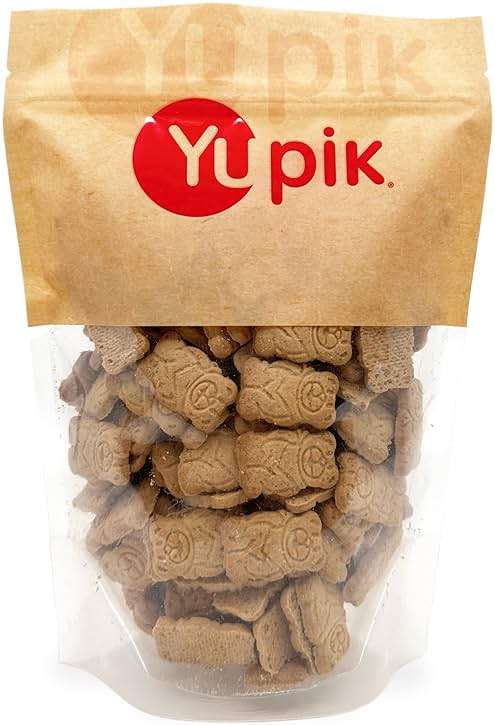 Yupik Honey Graham Bears, 1 lb (16 oz), Mini Cookies, Sweet Snacks, Crunchy Biscuits, With Real Honey, Teddy Bear Graham Crackers, Delicious Treat, Perfect for Snacking & Sharing - Image 1