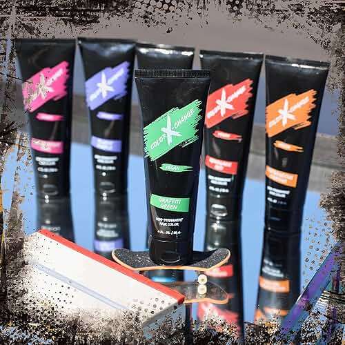 Color X-Change Semi-Permanent Hair Color - Graffiti Green - Vegan, PPD & Ammonia-Free - Image 6
