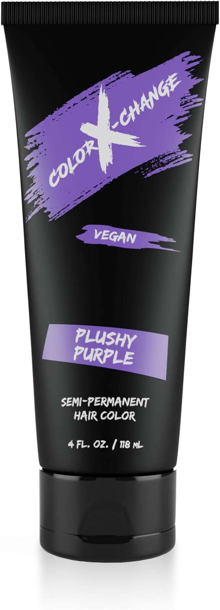Color X-Change Semi-Permanent Hair Color - Plushy Purple - Vegan, PPD & Ammonia-Free - Image 1