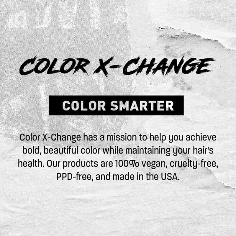 Color X-Change Semi-Permanent Hair Color - Plushy Purple - Vegan, PPD & Ammonia-Free - Image 9