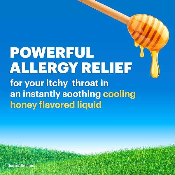 Claritin® Liquid, Allergy Medicine for Adults, 24-Hour Non-Drowsy Loratadine 5mg, Antihistamine, Cooling Honey Flavored, 8 fl. oz - Image 3