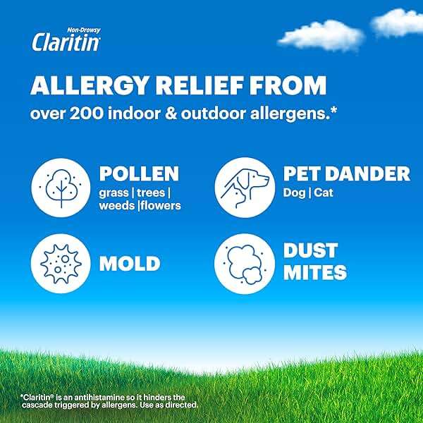 Claritin® Liquid, Allergy Medicine for Adults, 24-Hour Non-Drowsy Loratadine 5mg, Antihistamine, Cooling Honey Flavored, 8 fl. oz - Image 4