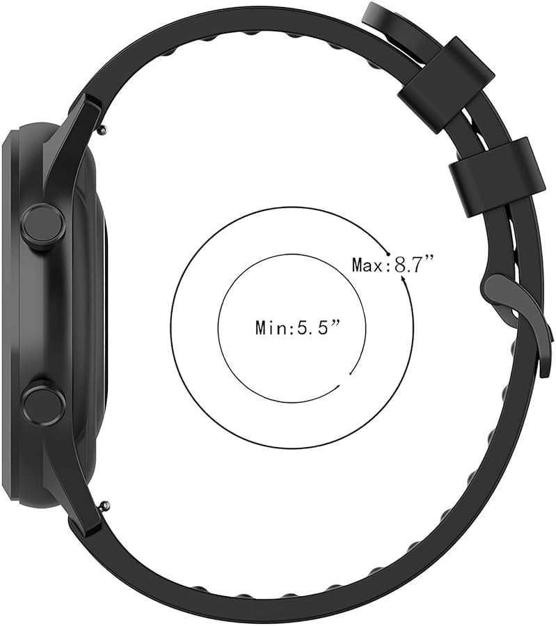 FitTurn 10 Pack Bands Compatible with Garmin Vivoactive 6/5/3/3 Music/Forerunner 70/170/170 Music/570 42mm/165/165 Music/645/645 Music/245/245 Music/45/45s/35/55/158 Watch 20MM Silicone Replacement Adjustable Quick Release Wristband Strap - Image 2