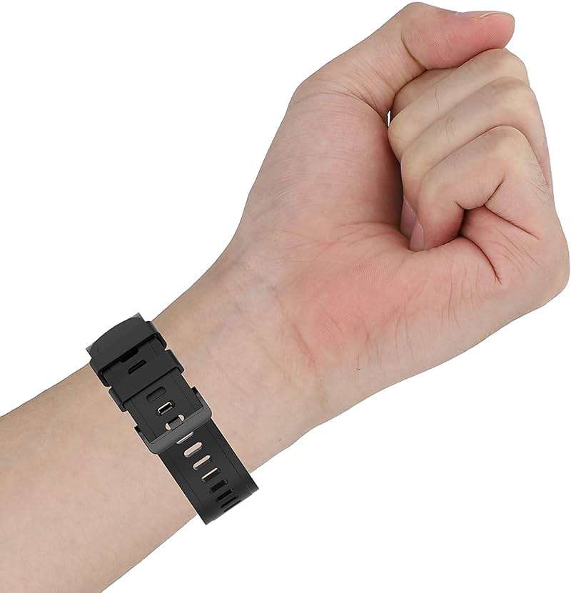FitTurn 10 Pack Bands Compatible with Garmin Vivoactive 6/5/3/3 Music/Forerunner 70/170/170 Music/570 42mm/165/165 Music/645/645 Music/245/245 Music/45/45s/35/55/158 Watch 20MM Silicone Replacement Adjustable Quick Release Wristband Strap - Image 4