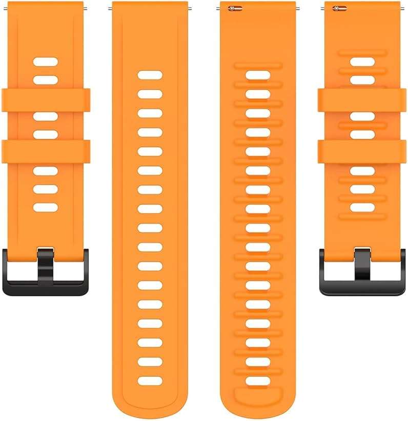 FitTurn 10 Pack Bands Compatible with Garmin Vivoactive 6/5/3/3 Music/Forerunner 70/170/170 Music/570 42mm/165/165 Music/645/645 Music/245/245 Music/45/45s/35/55/158 Watch 20MM Silicone Replacement Adjustable Quick Release Wristband Strap - Image 7