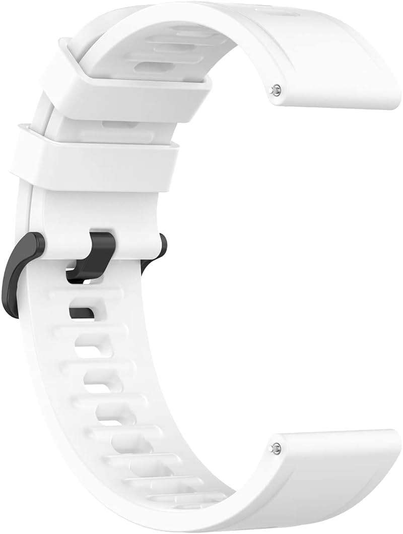 FitTurn 10 Pack Bands Compatible with Garmin Vivoactive 6/5/3/3 Music/Forerunner 70/170/170 Music/570 42mm/165/165 Music/645/645 Music/245/245 Music/45/45s/35/55/158 Watch 20MM Silicone Replacement Adjustable Quick Release Wristband Strap - Image 8