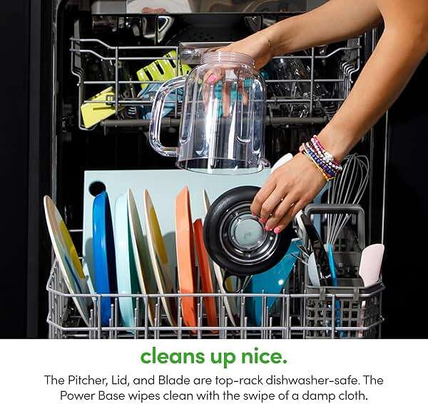 Magic Bullet® Combo Blender, 600W, 48oz Pitcher, 16oz Cup with To-Go Lid, Easy Cleaning, Cross Blade, for Smoothies, Sauces, Shakes, Salsa, Hot Blends, Silver, MBF50200 - Image 10