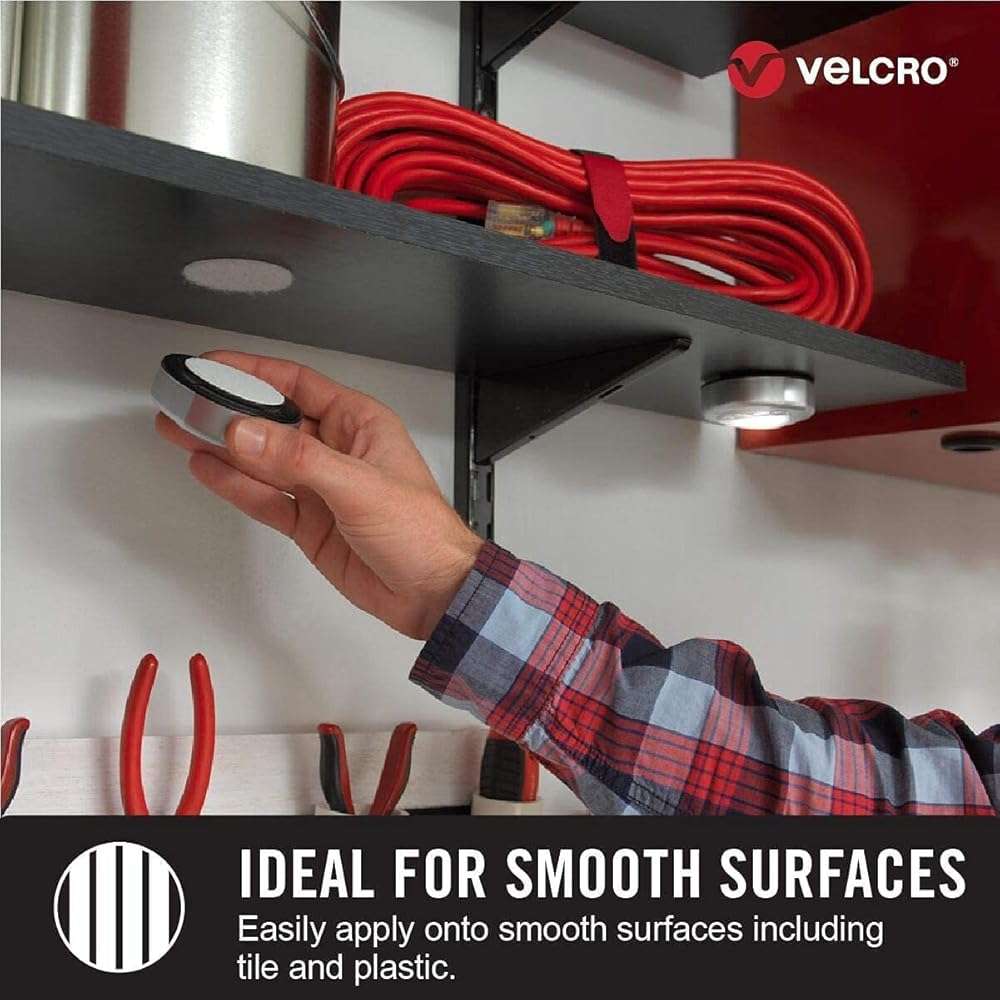 VELCRO Brand Heavy Duty Tape 25 Ft Roll 2" Wide Holds 10 lbs with 45 Ft x 3/4 in Cut to Length Straps Bundle - Image 4