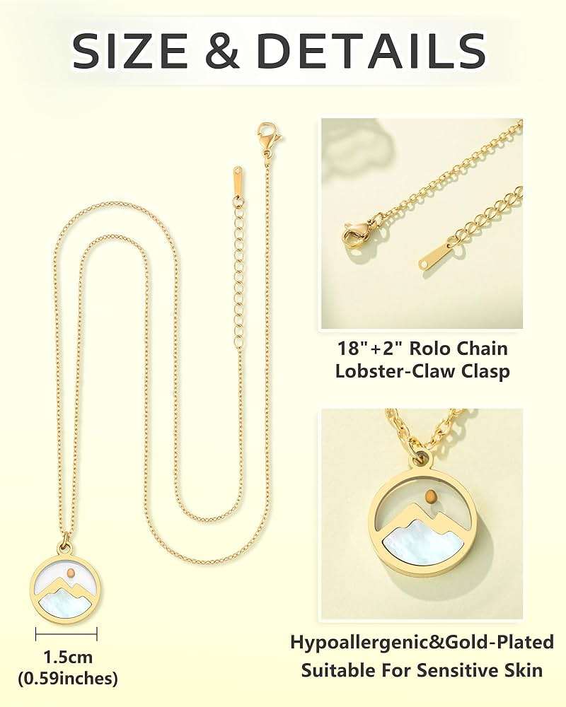 Eryuor Silver/Gold Moving Mountains Mustard Seed Faith Necklace, Inspirational Christian Gifts for Teen Girls & Women - Image 4