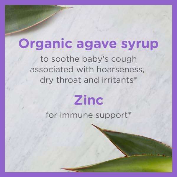 Motrin and Zarbee’s Essentials for Infants Infants' Concentrated Liquid Medicine Drops with Ibuprofen and Zarbee's Baby Coughⱡ Syrup + Immune with Organic Agave + Zinc - Image 5