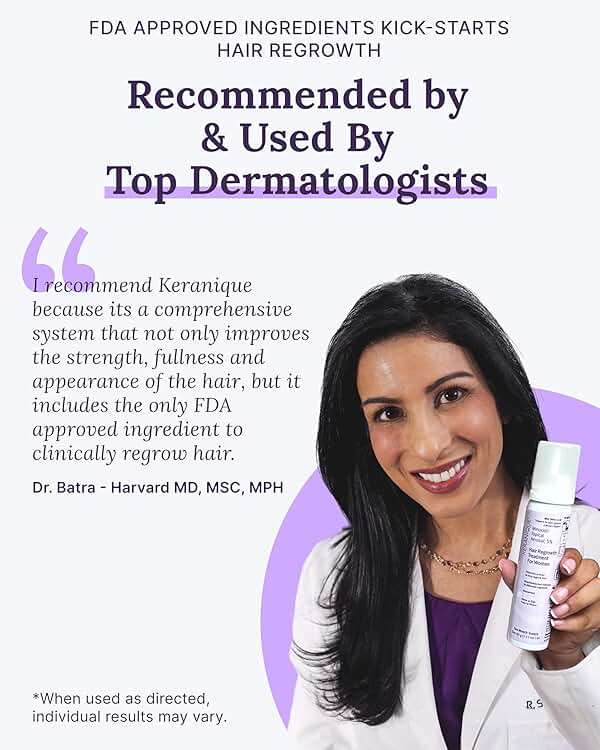 Keranique Women's 5% Topical Minoxidil Foam – Hair Regrowth Scalp Treatment with Powerful NutriGrow blend - Supports Thicker, Fuller, Healthier Hair & Scalp - 4 Month Supply - Image 5