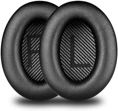 Replacement Ear Pads for Bose QuietComfort 45 Quiet Comfort 35 Headphones, Replacement Earpads Memory Foam Soft Soundtrue Earpads Cushions for Bose QC45 QC35 QC25 QC15 Ae2 Headphones - Image 1