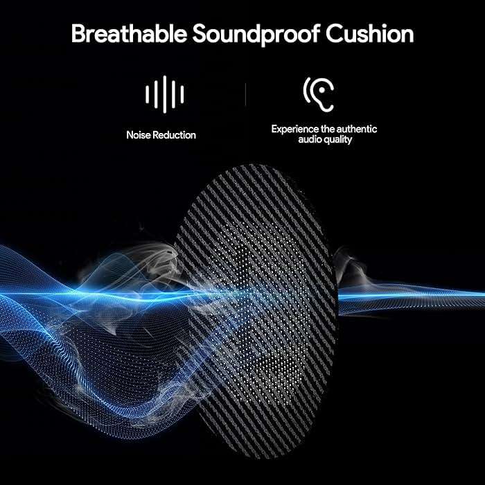 Replacement Ear Pads for Bose QuietComfort 45 Quiet Comfort 35 Headphones, Replacement Earpads Memory Foam Soft Soundtrue Earpads Cushions for Bose QC45 QC35 QC25 QC15 Ae2 Headphones - Image 3