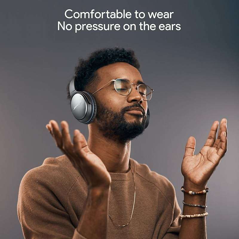 Replacement Ear Pads for Bose QuietComfort 45 Quiet Comfort 35 Headphones, Replacement Earpads Memory Foam Soft Soundtrue Earpads Cushions for Bose QC45 QC35 QC25 QC15 Ae2 Headphones - Image 5