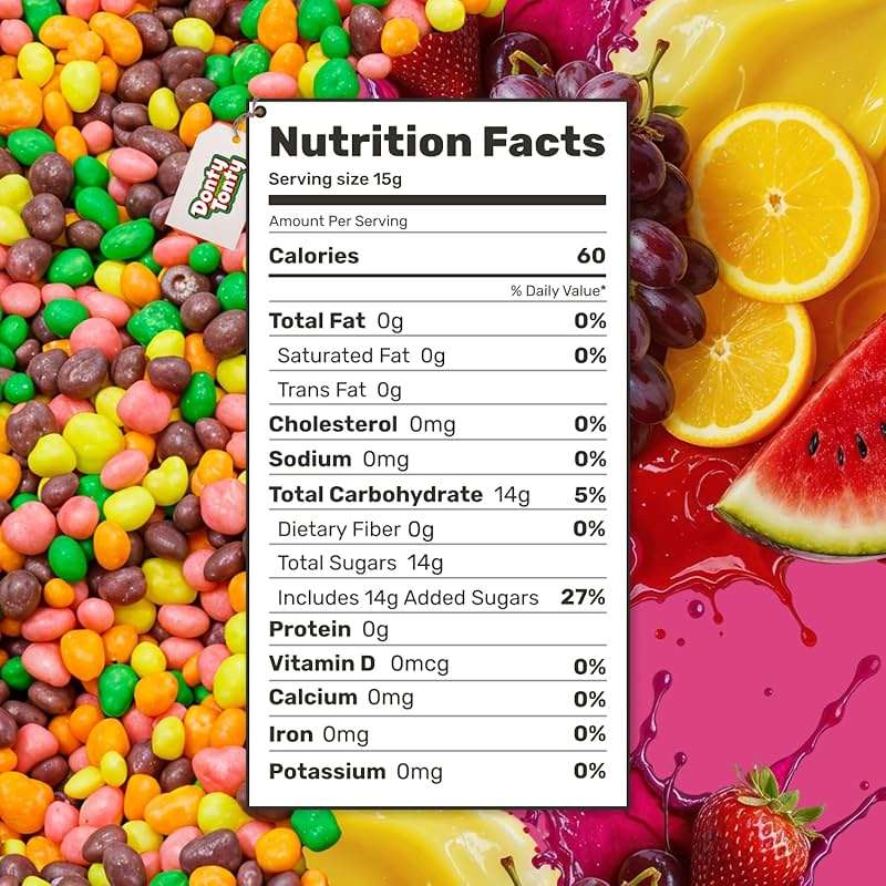 NERDS RAINBOW Chew Candy 16 oz – Bulk Bag, Assorted Flavors (Strawberry, Grape, Orange, Lemonade, Watermelon), Sweet, Tangy, Crunchy - Image 2