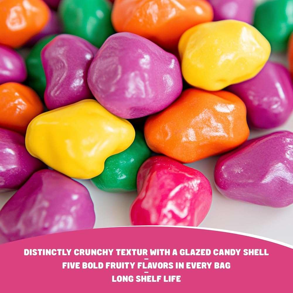NERDS RAINBOW Chew Candy 16 oz – Bulk Bag, Assorted Flavors (Strawberry, Grape, Orange, Lemonade, Watermelon), Sweet, Tangy, Crunchy - Image 3