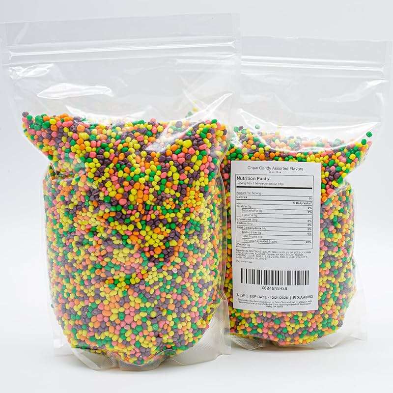 NERDS RAINBOW Chew Candy 16 oz – Bulk Bag, Assorted Flavors (Strawberry, Grape, Orange, Lemonade, Watermelon), Sweet, Tangy, Crunchy - Image 4
