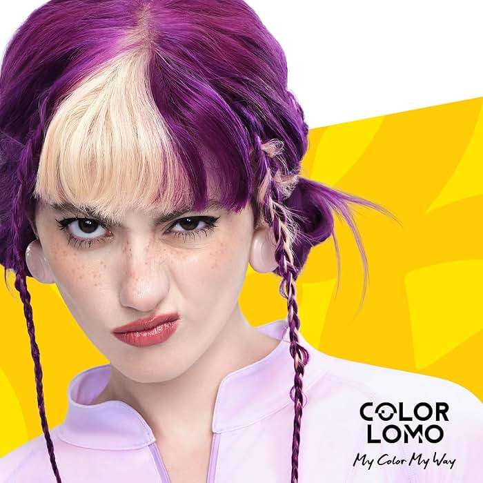 COLORLOMO Color Depositing Conditioner, Semi Permanent Hair Color for Bleached, Highlighted & Color-Treated Hair, Hydrating Formula with Shea Butter & Almond Oil, 6oz-Purple - Image 7