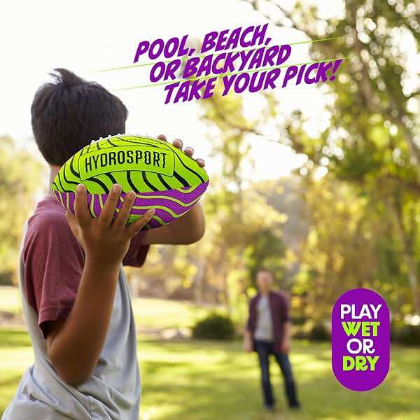 HydroSport Water Football for Pool, Beach, Lake - Waterproof Pool Toys for Kids Ages 8-12 - Teen Boys Gift - Swimming Balls Sports - Family, Teens Boys & Adults Fun - Outdoor Accessories - Image 5