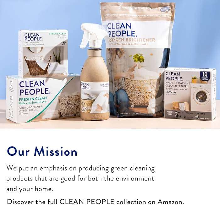 The Clean People Liquid Laundry Detergent - Recyclable Packaging, Stain Fighting - Ultra Concentrated, Laundry Soap - Spring Scent, 50 fl oz - Image 7