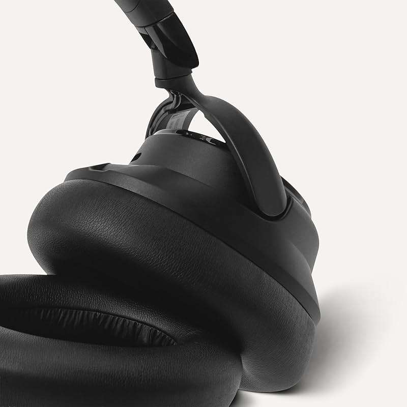 Amazon Basics Hybrid Active Noise Cancelling Headphones, Wireless Bluetooth 5.3, 35 Hours Battery Life with ANC On, 45 Hours with ANC Off, Over Ear Comfortable Fit with Soft Ear Cushions, Black - Image 3