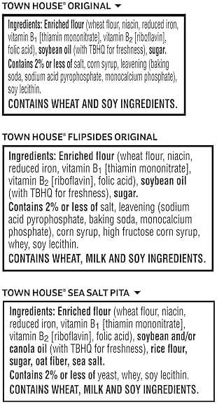 Town House Crackers, 3-Flavor Variety Pack, 4 Boxes - Image 3