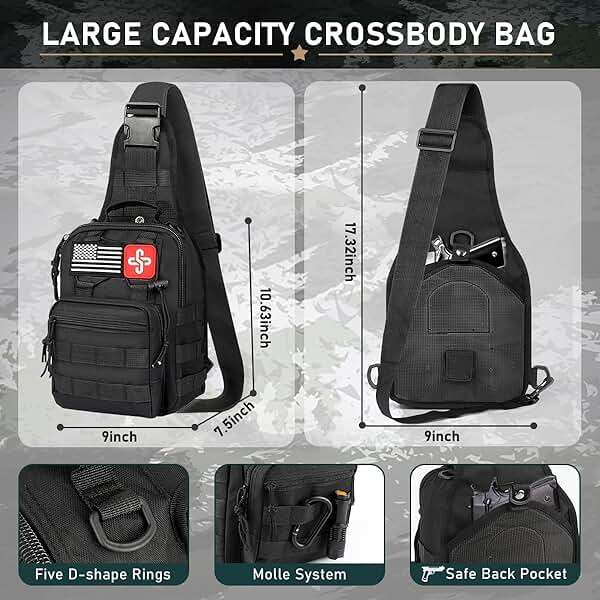 Survival Kit, 262Pcs Survival Gear and Supplies with First Aid Kit Pouch and Crossbody Bag, Emergency Kit with Tent, Camping Axe Hammer, Survival Shovel w/Pick, Bug Out Bag Gifts for Men Women - Image 2