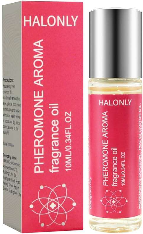 Halonly Pheromones Perfumes for Women, Long Lasting Roll On Oil Fragrance for Date Night, Fruity and Floral Daily Allure & Sensual Gift, Travel Perfume Day to Night Wear for Women - 0.34 fl.oz (10mL) - Image 1