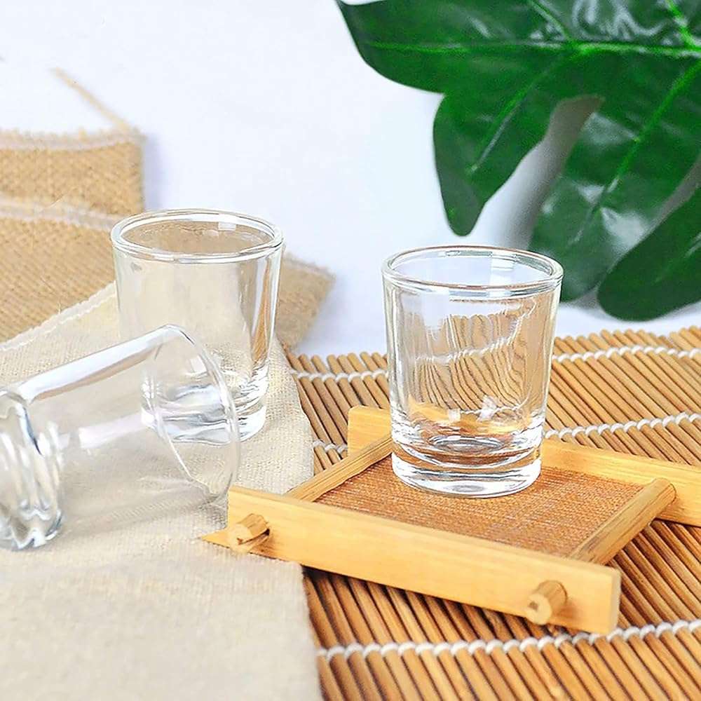 Mfacoy 30 Pack Shot Glasses Set with Heavy Base, 1.6 oz Clear Shot Glasses Bulk, Small Whiskey Shot Glass for Vodka, Whiskey, Tequila, Espressos, Spirits & Liquors, Clear Glass - Image 2