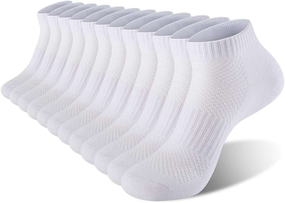 Womens Cotton Ankel Socks, Athletic Performance Running Moisture Wicking Breathable socks - Image 1