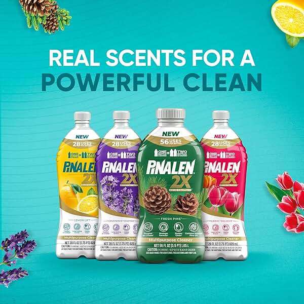 PINALEN 2X Concentrated Multipurpose Cleaner - Fresh Pine Scent - 28 fl oz - All Purpose Cleaner for Kitchen, Bathroom, Laundry, Floors & Outdoors - Image 7
