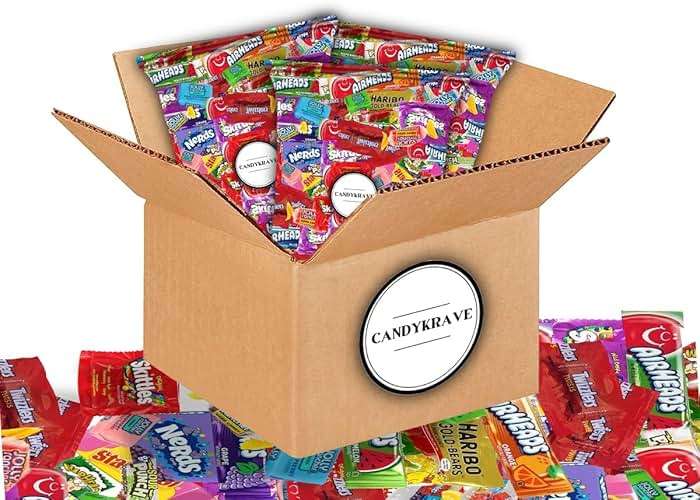 CandyKrave Assorted Candy Variety Pack - 10 Fruity Flavors - 2 lbs Bulk Candy Bag - Individually Wrapped Pinata Candy Mix - Delicious Sweets for Birthdays, Pantry, Baby Showers & Gender Reveal - Image 5