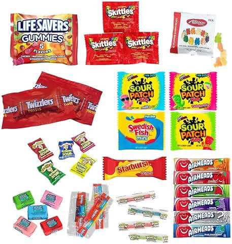 CandyKrave Assorted Candy Variety Pack - 10 Fruity Flavors - 2 lbs Bulk Candy Bag - Individually Wrapped Pinata Candy Mix - Delicious Sweets for Birthdays, Pantry, Baby Showers & Gender Reveal - Image 6