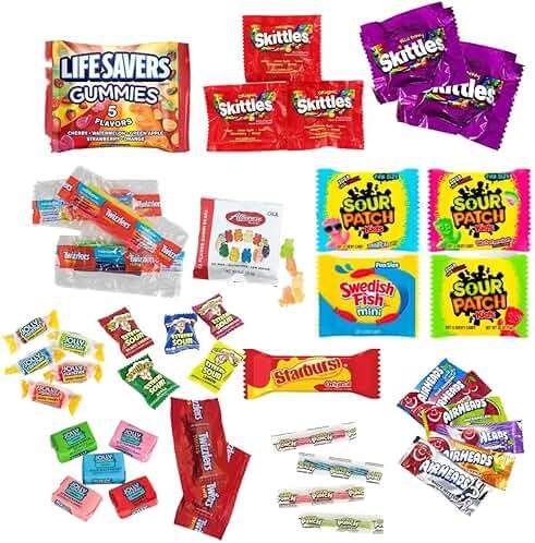 CandyKrave Assorted Candy Variety Pack - 10 Fruity Flavors - 2 lbs Bulk Candy Bag - Individually Wrapped Pinata Candy Mix - Delicious Sweets for Birthdays, Pantry, Baby Showers & Gender Reveal - Image 7