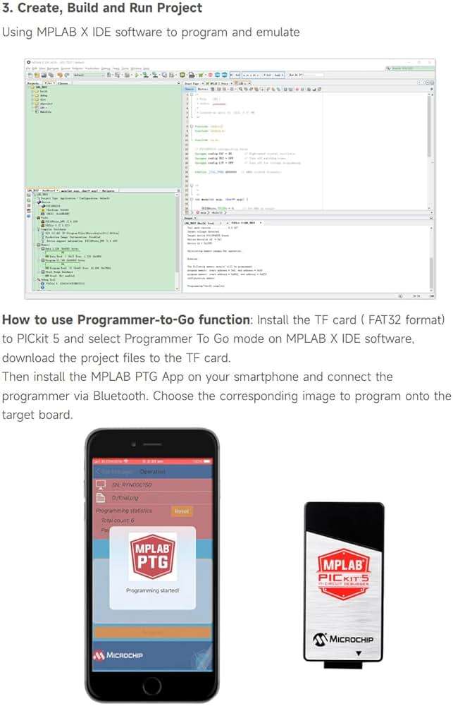 Waveshare PICkit 5 In-Circuit Debugger and Programmer, Type-C Port, Supports MPLAB, Card Programmer - Image 7