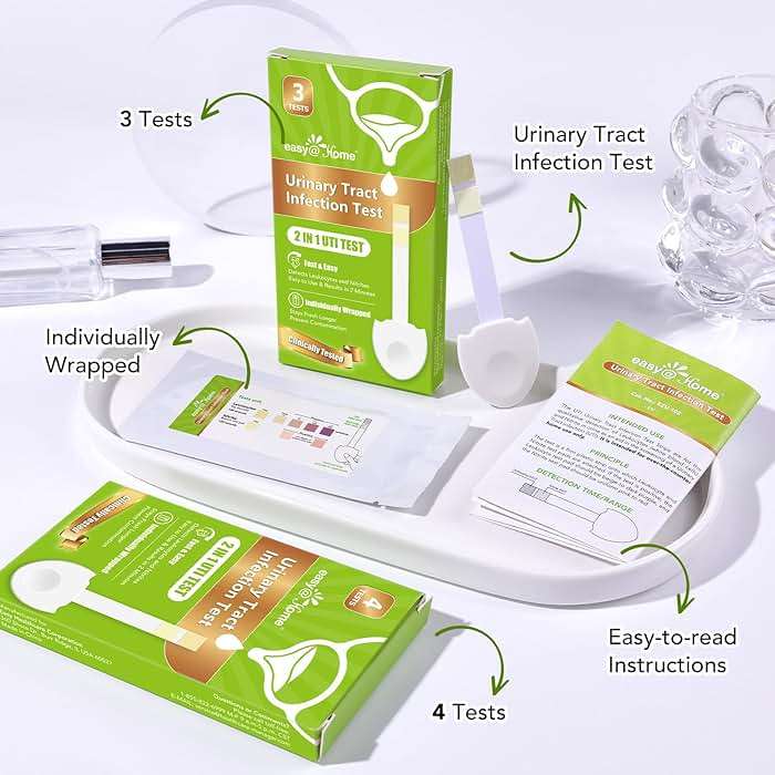 Easy@Home Urinary Tract Infection Test Strips - 3 Pack UTI Test for Women | Individually Wrapped for 2-Year Shelf Life | Detects Leukocytes & Nitrite | Home & Travel Essentials #UTI-EZU-102 - Image 6