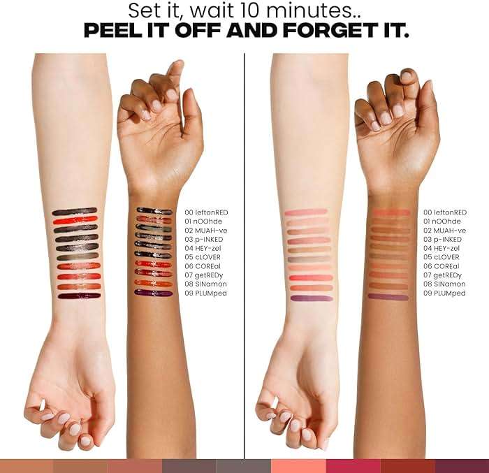 Sacheu Lip Liner STAY-N Peel Off Lip Stain — Long Lasting Waterproof Lip Tint with Hyaluronic Acid & Vitamin E — Transfer Proof Matte Finish, Vegan & Cruelty-Free (getREDy) - Image 7