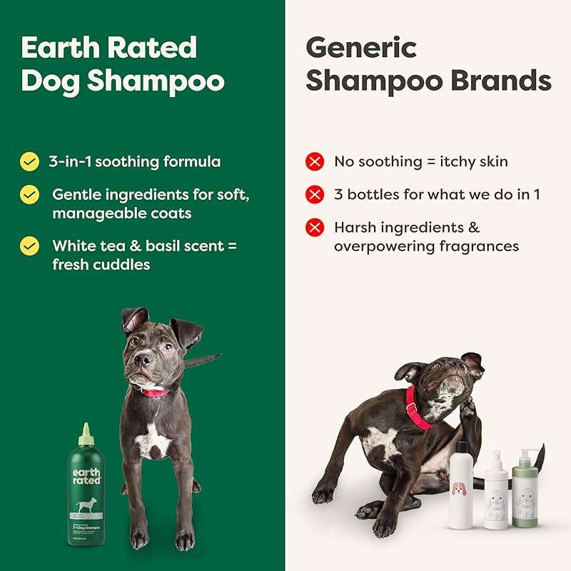Earth Rated Hypoallergenic 3-in-1 Soothing Dog Shampoo & Conditioner for Dogs & Puppies, Deodorizing, 98.5% Natural Origin Ingredients, 16 oz - Image 6