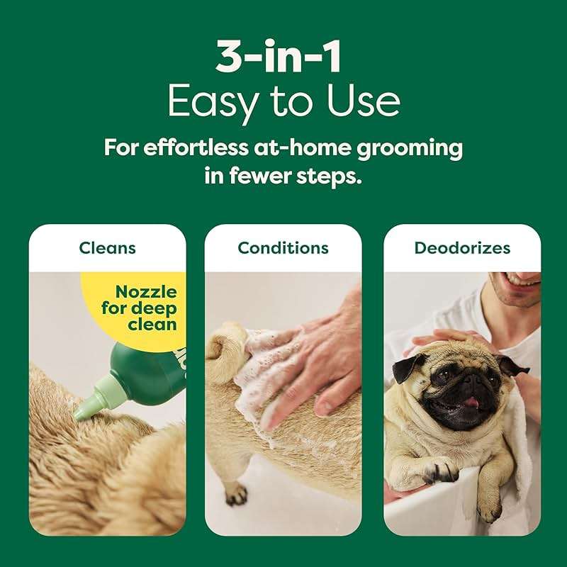 Earth Rated Hypoallergenic 3-in-1 Soothing Dog Shampoo & Conditioner for Dogs & Puppies, Deodorizing, 98.5% Natural Origin Ingredients, 16 oz - Image 7