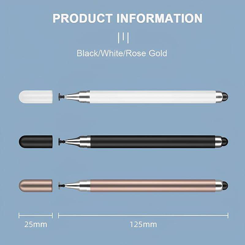 Dxlam 2-in-1 Stylus Pen for Touch Screen, 3pcs High Precision Universal Stylus Pen for iPad Compatible with Apple, iPhone, iPad, Android, Microsoft Tablets, Phones - Image 7