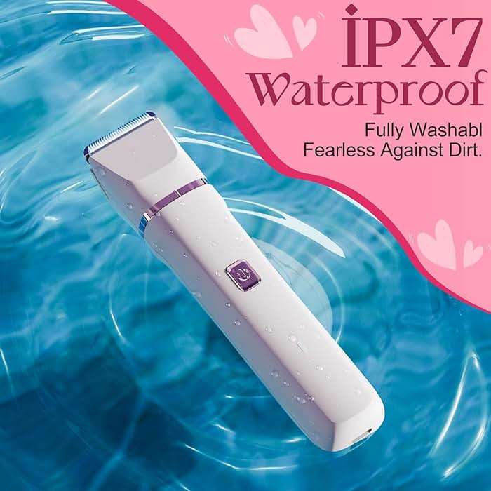 Risina Bikini Trimmer for Women - Painless Electric Razors for Silk Skin,Cordless Body Shaver with Ceramic Blade, Replaceable Lady Razor, IPX7 Waterproof & Easy Cleaning, Birthday Gifts for Women - Image 6