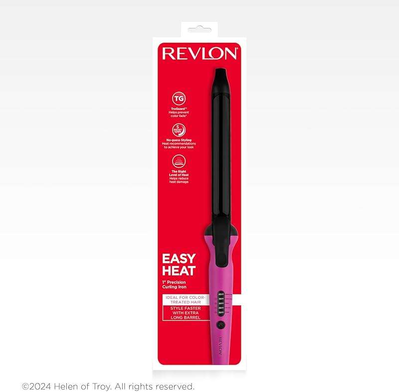 REVLON Easy Heat - 1" Precision Curling Iron - Image 8