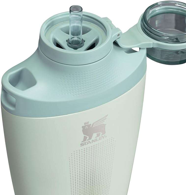 Stanley Cross Bottle 23 oz | Travel Water Bottle with Jacquard Strap | Leakproof Tritan Lid with Removable Straw | Insulated Stainless Steel | BPA-Free | Mist - Image 5