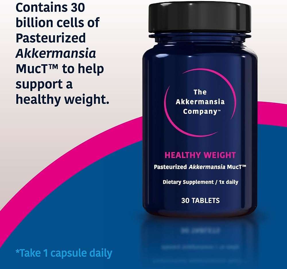 Akkermansia Company Healthy Weight - Akkermansia Probiotic, Akkermansia Muciniphila, GLP-1, Metabolic Vitamins, GLP-1 Supplement for Gut Health, Chromium, Green Tea Leaf - 30 Tablets (Pack of 1) - Image 4