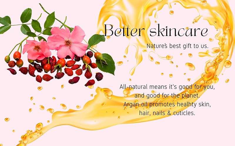 Oasis Blossom Rosehip Oil for Face, Skin & Hair| 100% Pure Certified USDA Organic | Cold Pressed Unrefined Rosehip Oil | Hydrating, Moisturizing, Nourishing, Anti-Aging | 2 Fl Oz. - Image 5